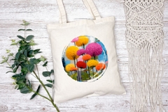 Cartoon Flowers Illustration, Nature PNG, Summer PNG Product Image 2