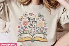 Between the page a of book lovely to be PNG, Reading Books P Product Image 3