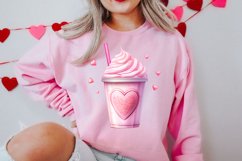 Valentine Coffee Cup Sublimation Clipart Product Image 2