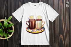 Hot Chocolate Mugs Clipart Sublimation PNG Product Image 2