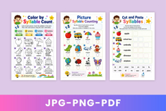 Syllable Counting Worksheets Product Image 2