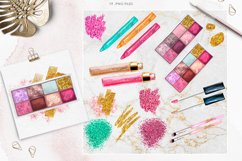 Makeup Cosmetic Clipart, Cosmetics Glittes Clipart Product Image 3