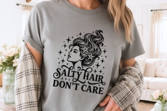 Salty Hair Don’t Care Svg, Summer Vacation Svg, Beach Svg. Product Image 3