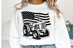 USA Tractor Svg Design | Svg Cut Files | Shirt Svg Product Image 1
