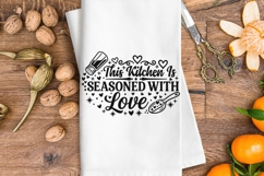 This Kitchen Is Seasoned With Love Svg, Farmhouse Svg. Product Image 3