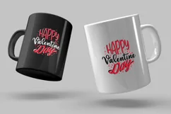 Happy Valentine day SVG and typography t-shirt design Product Image 2