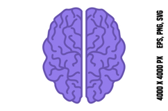 Colored Brain Icon Product Image 1