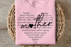 Mother Heart Shape SVG, Mother's Day Heart, Mother's Day SV Product Image 2