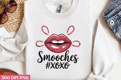 Smooches #XOXO PNG, Retro Valentine Sublimation PNG Product Image 3