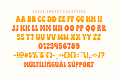 Never Forget - Retro Groovy Font Product Image 5