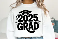 2025 Grad svg | Graduation Svg | Shirt Svg Product Image 1