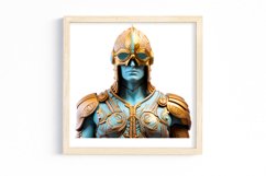 Colorful God Greek Statues Sublimation, Watercolor Clipart Product Image 2
