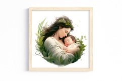 Green Boho Baby Shower Sublimation Product Image 2
