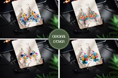 Cartoon Flowers Earrings, Wildflowers Earring Designs Product Image 2