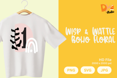 Wisp &amp; Wattle Boho Floral Monogram Product Image 1