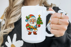 Patchwork Christmas Clipart | Cute Holiday PNG Product Image 3