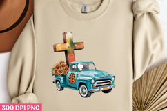 Sunflower Christian Sublimation Bundle PNG Product Image 9