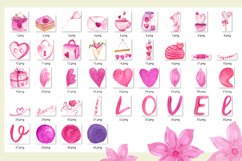 Watercolor romantic bundle Product Image 2