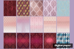Damask Digital Paper Pack 12 JPG Product Image 2