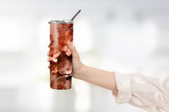 Pink Flower Tumbler Warp Design Product Image 2