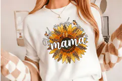 God made me a Mama PNG sublimation | Mother's Day PNG T-Shir Product Image 9