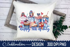 4th Of July Coffee Coffee Sublimation - 4th Of July PNG Product Image 2