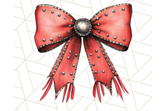 Western Style Bow PNG, Cute Cowboy, Cowgirl Coquette Png Product Image 2