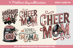 Mothers day Mom sublimation PNG Product Image 1
