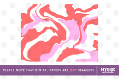Retro Background Png Fluid Marble Paper Sublimation Product Image 1