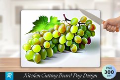 Grapes Cutting Board Sublimation Design Product Image 1