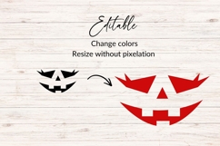 Girl Jack O Lantern Face SVG Product Image 2