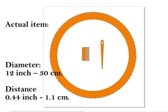 Circle weaving loom 12 inch 30 cm digital download file Product Image 2