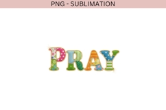 Pray patchwork png design for T-shirts Product Image 2