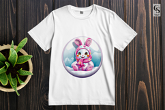 Cute Winter Bunny Clipart Sublimation PNG Product Image 2