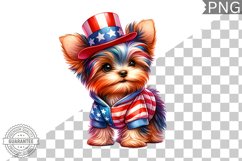 4th of July Dog Sublimation - Clipart PNG Design Product Image 1