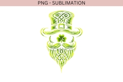 Leprechaun beard hat PNG, for St Patrick shirts and mugs Product Image 3
