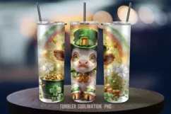 St. Patrick's Day calf tumbler