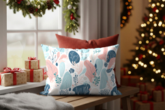 Festive scene pillow mockup Product Image 3