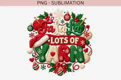 Christmas crochet png design for T-shirts Product Image 2