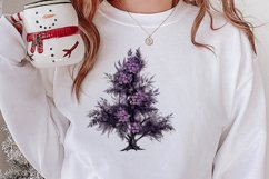 Lavender And Christmas Tree Sublimation Clipart Product Image 3