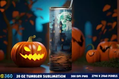 Halloween Tumbler Sublimation Wraps, Tumbler Halloween Product Image 2