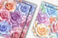 Soft Pink Rose Digital Paper Product Image 2