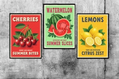 Vintage Fruits Poster Wall Art Product Image 2