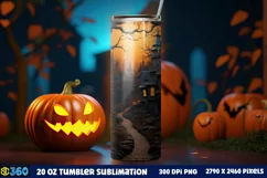 Halloween Tumbler Sublimation Wraps, Tumbler Halloween Product Image 2