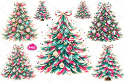 Merry Christmas PNG, Christmas Trees PNG, Christmas Shirt Product Image 1