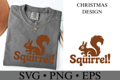 Squirrel Svg | Christmas svg | Shirt Svg Product Image 3