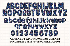 Baseball Sport Alphabet png clipart, baseball letters doodle Product Image 2