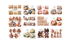 Huge Bundle, Autumn Mega Clipart Bundle, Fall Clipart Product Image 2