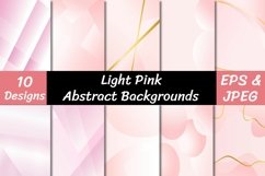Modern Light Pink Abstract Background With Geometric Shapes Product Image 1