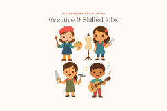 Creative &amp; Skilled Jobs: Occupations Clipart Product Image 2